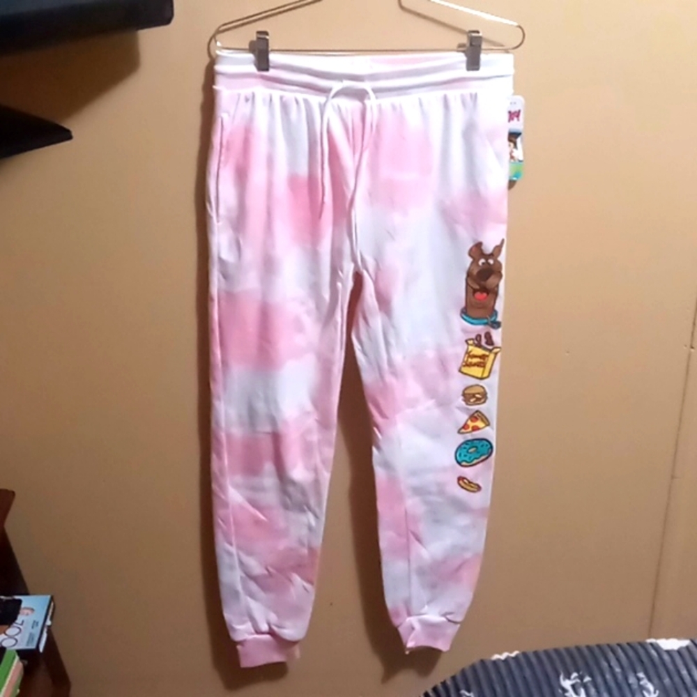 SCOOBY-DOO TIE-DYE WOMEN'S PANTS SIZE L